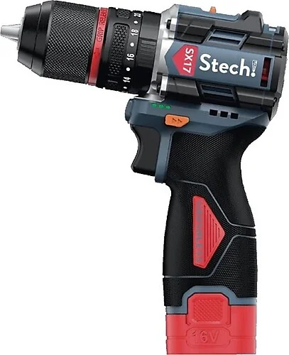 Stechend SX17 Akülü Darbeli Matkap 16V Çift Akü 2.0Ah